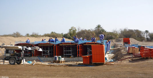 four formwork carriages