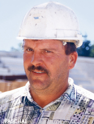 Rémy Forrier, site foreman